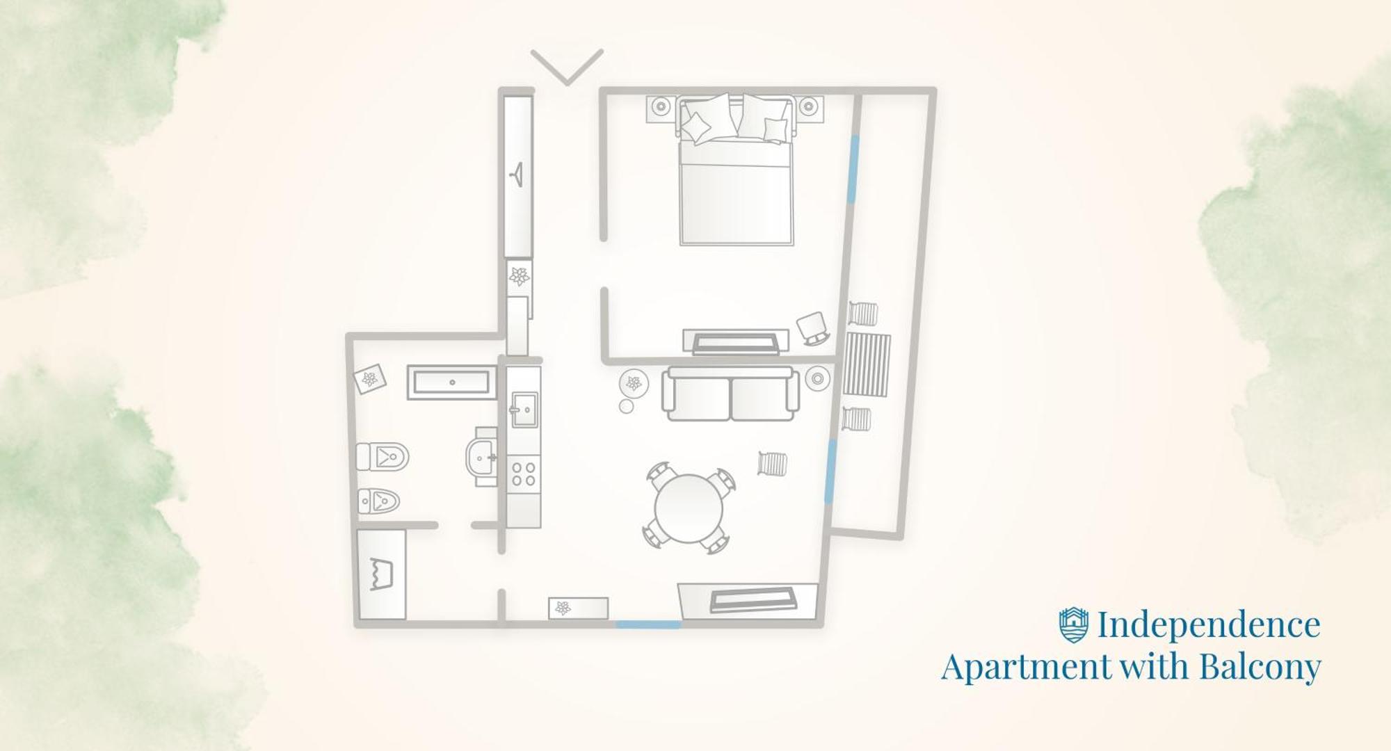 Independence Apartment With Balcony By Rent All Como Exterior photo